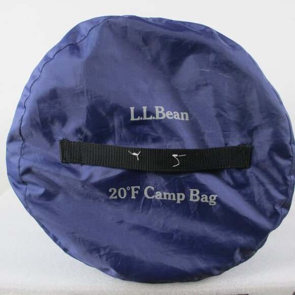 L. L. BEAN FLANNEL-LINED CAMP 20° SLEEPING BAG - Picture 1 of 16